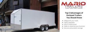 Enclosed trailers